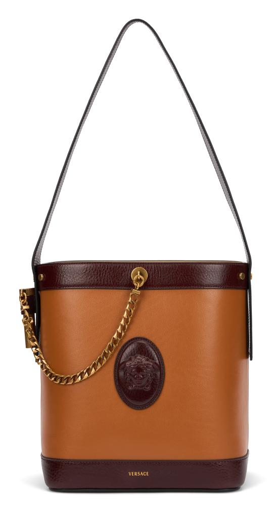 26SS 베르사체 토트백 10234601A174512NL8J Camel - VERSACE