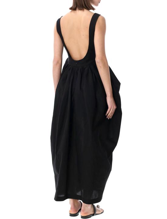26SS 로에 롱 원피스 41933167 001 BLACK - ROHE