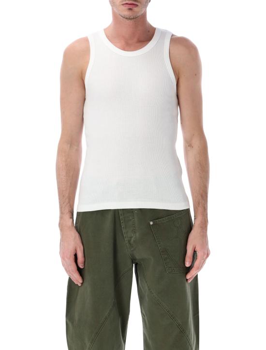 26SS JW앤더슨 민소매 티셔츠 JO0290PG1903 001 WHITE