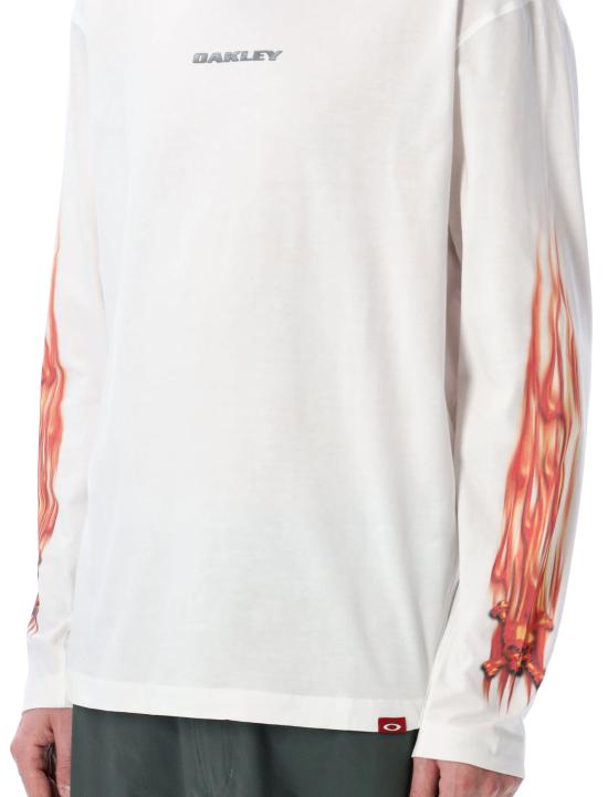 26SS 오클리 긴팔 티셔츠 FOA408903 100 WHITE - OAKLEY