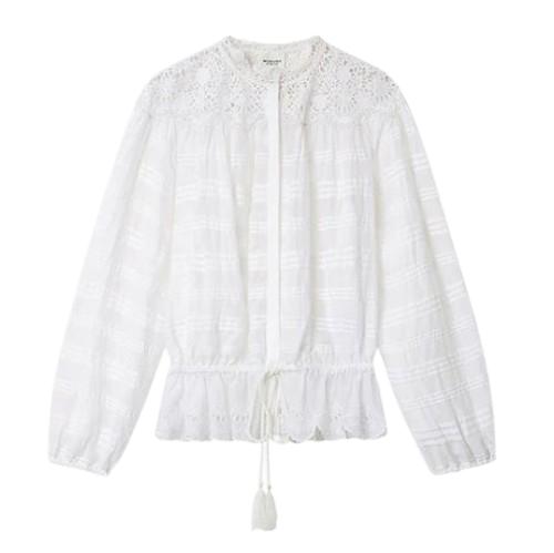 26SS 이자벨마랑 블라우스 26PHT0767FAD1J05E20WH WHITE