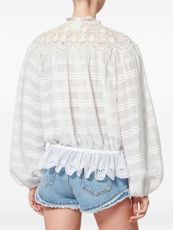 26SS 이자벨마랑 블라우스 26PHT0767FAD1J05E20WH WHITE - ISABEL MARANT