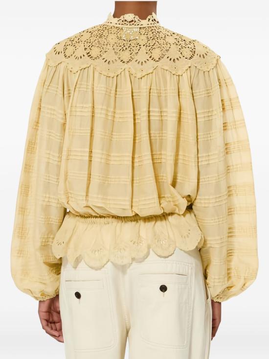 26SS 이자벨마랑 블라우스 26PHT0767FAD1J05E10LC LIGHT OCHRE BEIGE - ISABEL MARANT