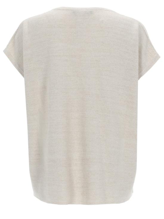 26SS 파비아나 필리피 반팔 티셔츠 MAD276F486M2200145 BEIGE GOLD TONE - FABIANA FILIPPI