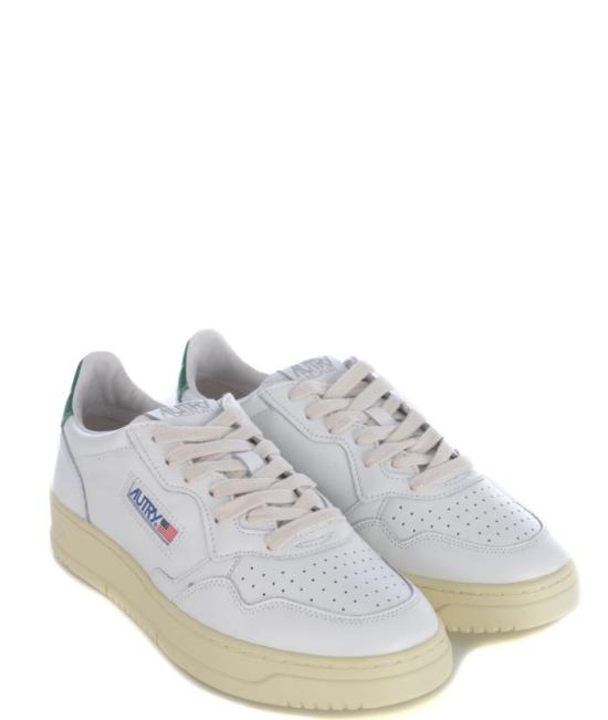 26SS 오트리 메달리스트 로우 스니커즈 AULMLL20WHITEGREEN - AUTRY