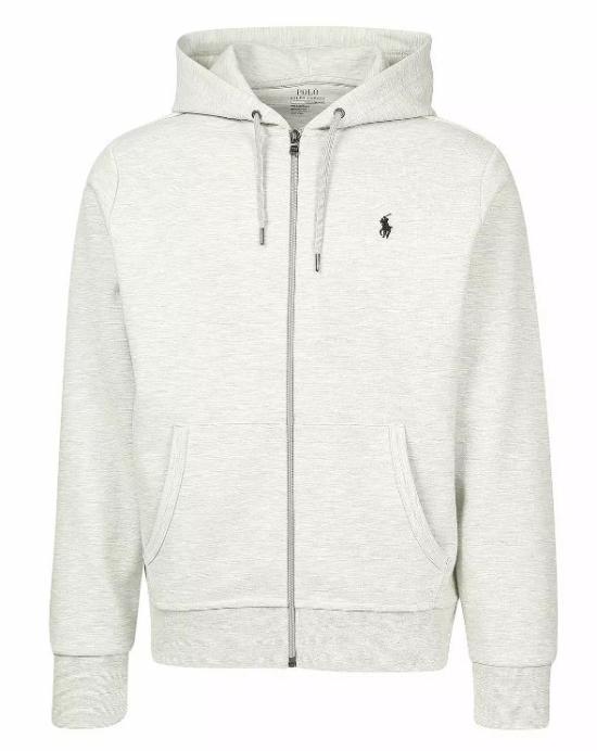 26SS 랄프 로렌 더블 니트 풀 지퍼 후디 710888282003HEATHER HEATHER GREY