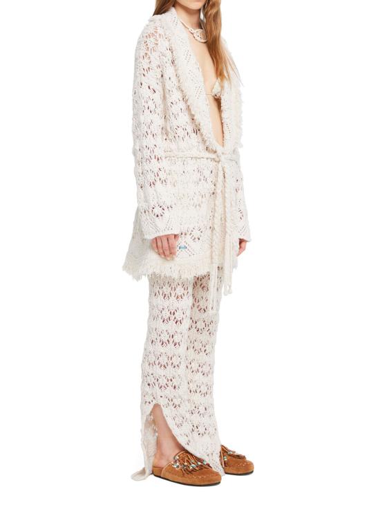 26SS 알라누이 스웨터 LWHB064R26KNI024OFOF WHITE - ALANUI