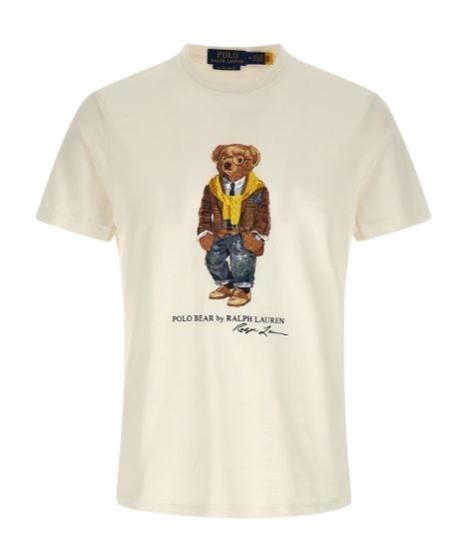 26SS 랄프 로렌 반팔 티셔츠 710P07346001HUDSVALLEYBEAR HUDS VALLEY BEAR WHITE