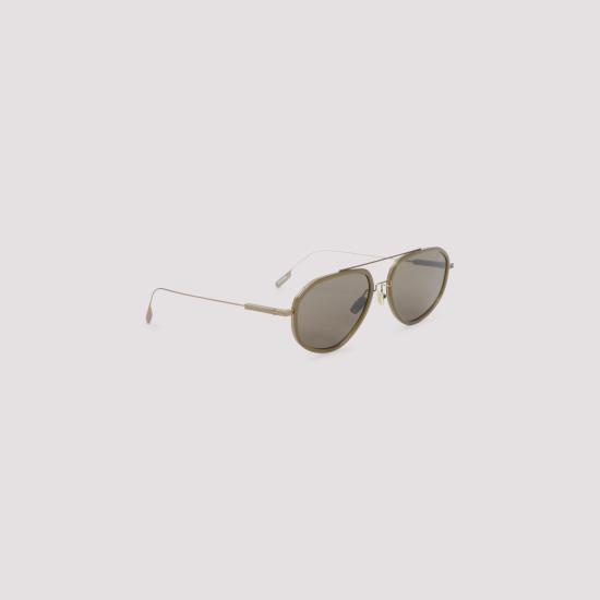 26FW 에르메네질도제냐 선글라스 EZ0305 98E DARK GREEN BROWN - ERMENEGILDO ZEGNA