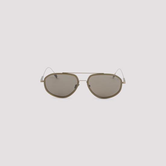 26FW 에르메네질도제냐 선글라스 EZ0305 98E DARK GREEN BROWN - ERMENEGILDO ZEGNA