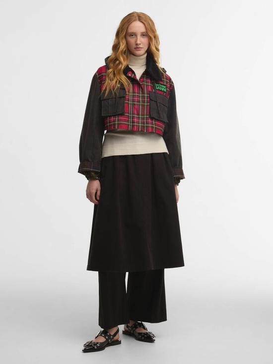 26SS 바버 케이프 LWX1524 TN11 ROY STWR CHARC TTTN - BARBOUR