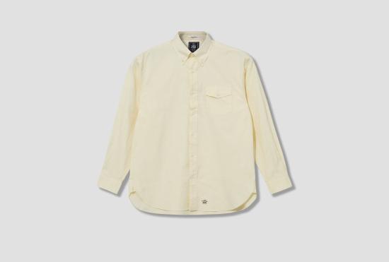 26SS 제이프레스 긴팔 셔츠 배기핏 B.D. - PIN 옥스퍼드 고등학교 OA LM 0902 연노랑
