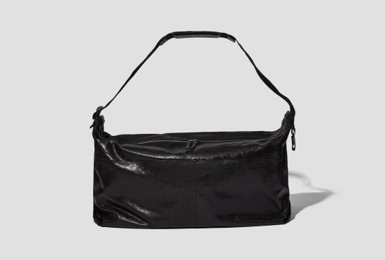 26SS 르메르 숄더백 베를링고 72시간 위켄드 - 페이퍼 럭스 레더 BG0175 LL0108 다크 브라운