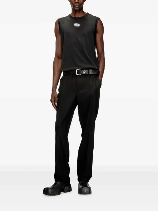 26SS 디젤 심리스 메탈릭 Oval D 코튼 탑 A217430JMBB 900 - DIESEL