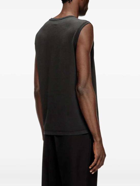 26SS 디젤 심리스 메탈릭 Oval D 코튼 탑 A217430JMBB 900 - DIESEL