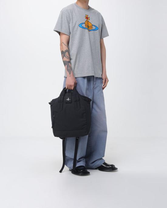 26SS 비비안웨스트우드 백팩 4A01000AU W0001Y N401 NERO - VIVIENNE WESTWOOD