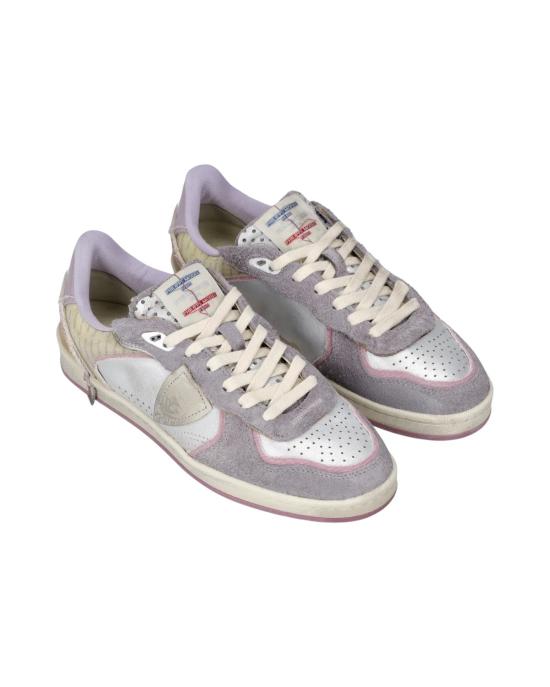 26SS 필립모델 스니커즈 PGLDMXE1 METAL MIXAGE ARGENT ROSE - PHILIPPE MODEL