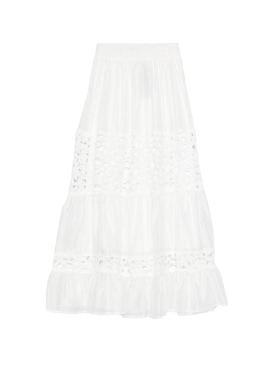 26SS 세네레 미디 스커트 P26A215 100 Bianco