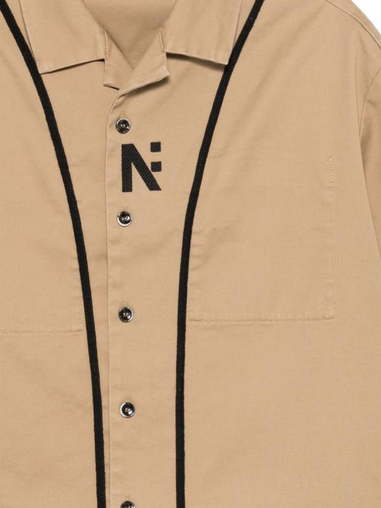 26SS 나인인더모닝 반팔 셔츠 9SS26ZIO01SQORAZIOA13 BEIGE Beige - NINE IN THE MORNING