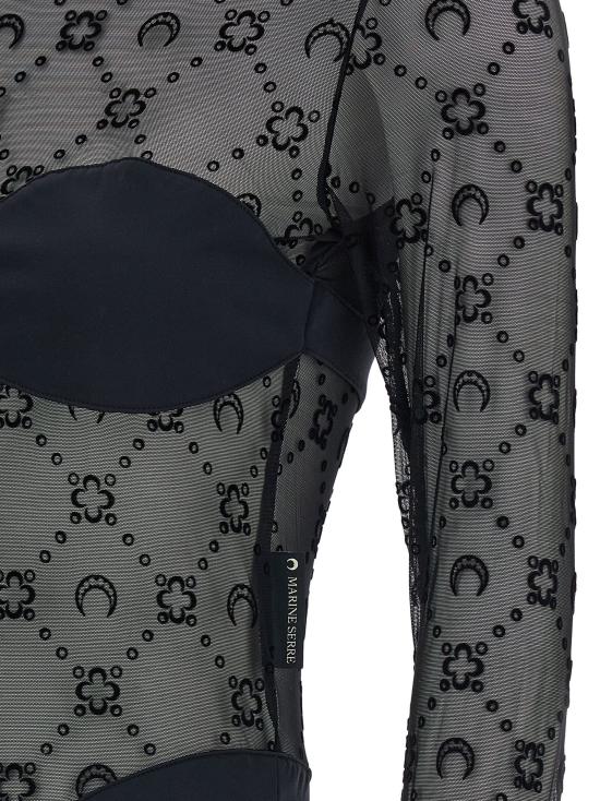 26SS 마린세르 바디수트 티셔츠 WTO474ACJER0005BK99 - MARINE SERRE