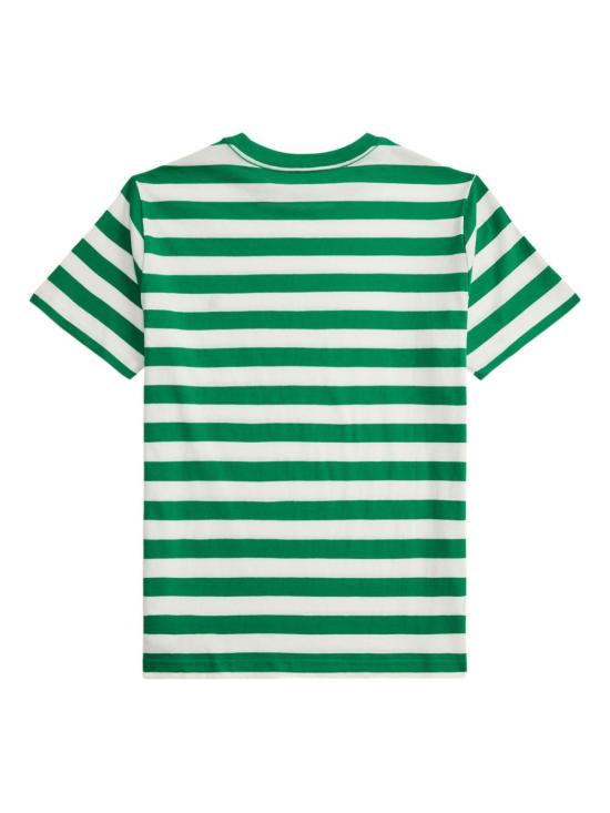 26SS [키즈] 폴로 랄프로렌 티셔츠 323A95726 001CRUISE GREEN WHITE Cruise green white - POLO RALPH LAUREN