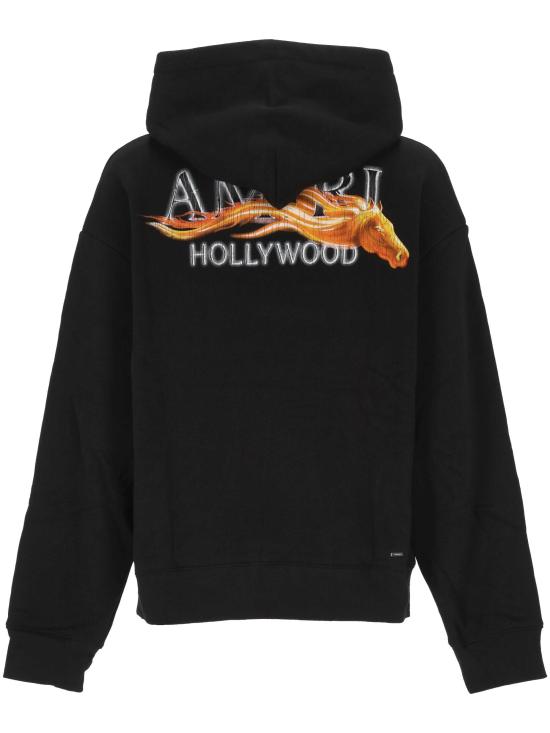26SS 아미리 후드 티셔츠 AMTOJR1051 001 Black - AMIRI