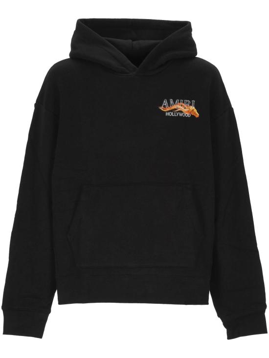 26SS 아미리 후드 티셔츠 AMTOJR1051 001 Black