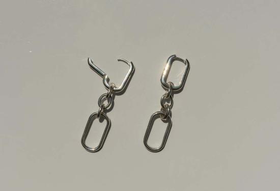  Milk & Rose 이어링 밀크 앤 로즈 페이퍼클립 귀걸이 - OTHER BRANDS