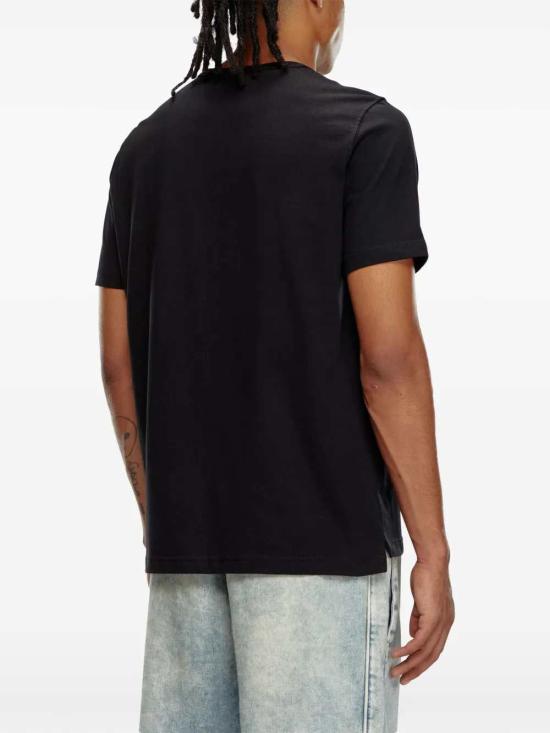 26SS 디젤 T-어드저스트-Od 메탈릭 오발 D 티셔츠 A178800CLBR 9XX - DIESEL