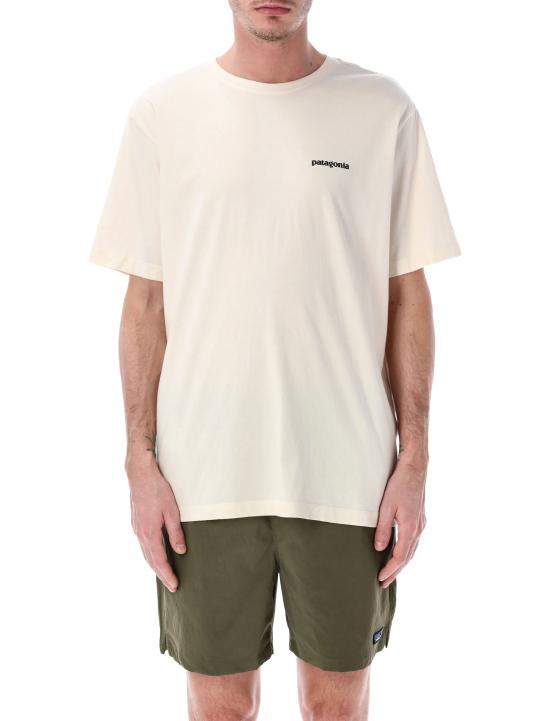 26SS 파타고니아 남성 P-6 로고 티셔츠 37882UDNL UNDYED NATURAL DOM