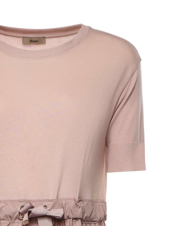 26SS 에르노 롱 원피스 AB000032D 520564035 Powder pink - HERNO