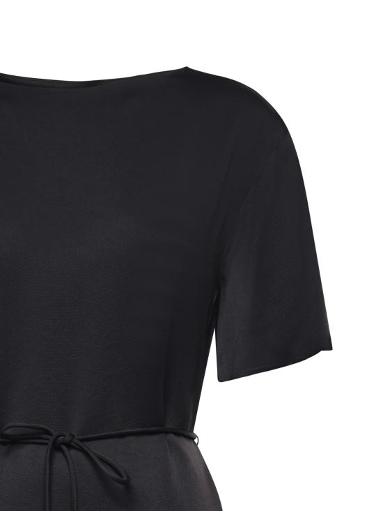 26SS 에르노 미디 원피스 AB000073D 128699300 BLACK - HERNO