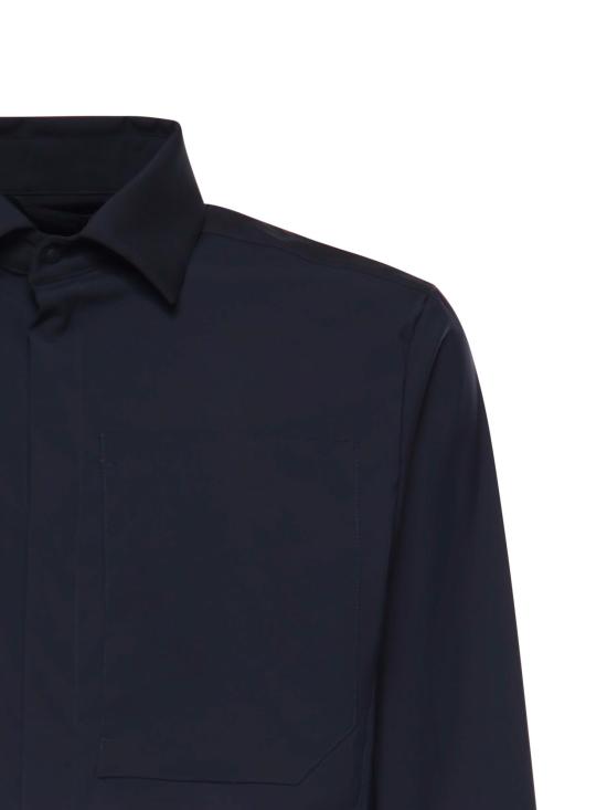 26SS 에르노 긴팔 셔츠 GI000625U 334849200 Navy blue - HERNO