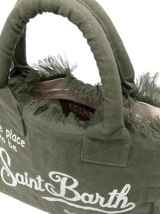 26SS 세인트바쓰 토트백 VANI022 00144L LINEN 52 MILITARY - MC2 SAINT BARTH