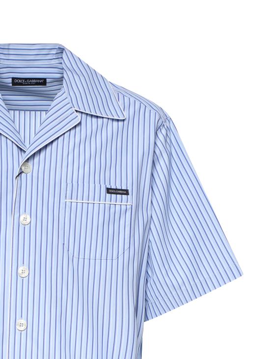 26SS 돌체앤가바나 반팔 셔츠 G5OL6T FR513S8052 LIGHT BLUE WHITE - DOLCE & GABBANA