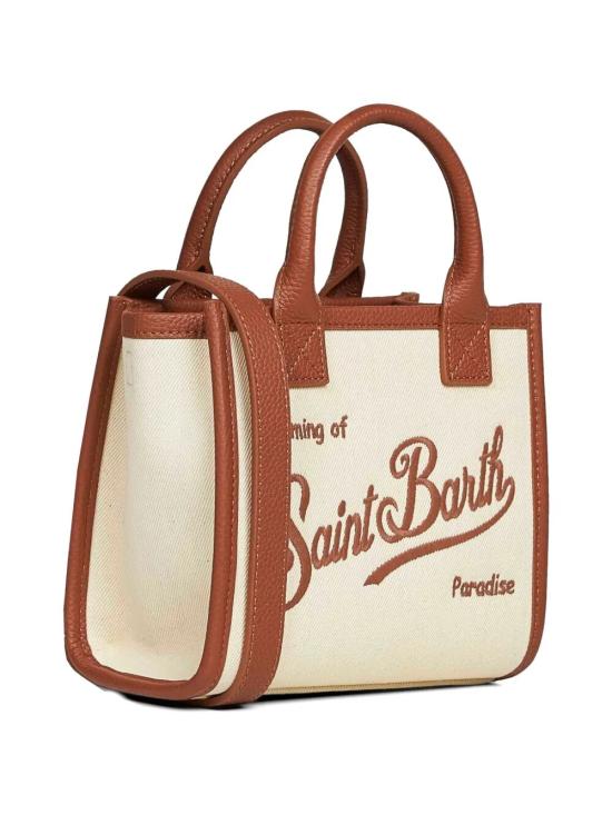 26SS 세인트바쓰 토트백 VANMI001 01517L CANVAS GRAIN LEATHER 1019 EMB - MC2 SAINT BARTH