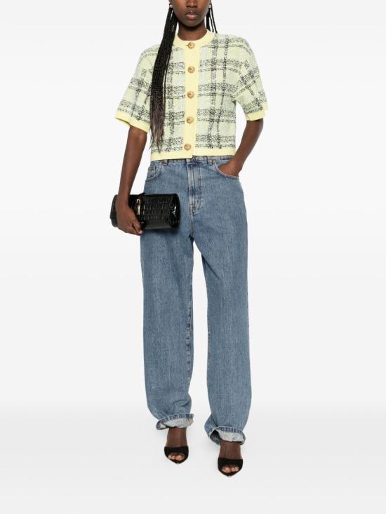 26SS 발망 자켓 GF1SB230KJ56IJX YELLOW GREEN - BALMAIN