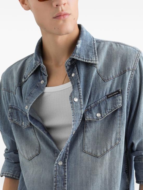 26SS 돌체앤가바나 데님 셔츠 G5OD5DG8OJ3S9001 DENIM - DOLCE & GABBANA