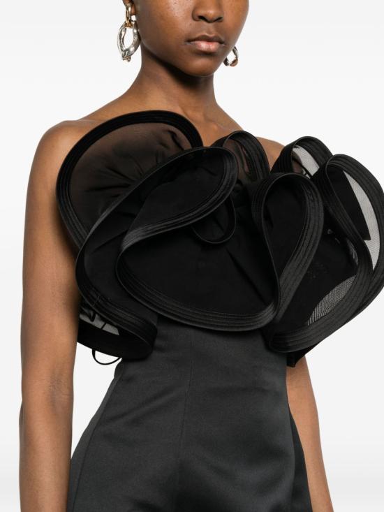 26SS 엘리자베타프랜치 숏 원피스 AB87962E2110 BLACK - ELISABETTA FRANCHI