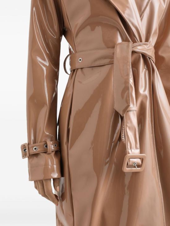 26SS 돌체앤가바나 코티드 팍스 레더 트렌치 코트 F0W3WTFUSW7M0179 BEIGE - DOLCE & GABBANA