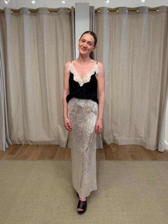  포르테포르테 캐미솔 포르테 14857 마이 탑 비스코스 트윌 란제리 탑 - FORTE FORTE