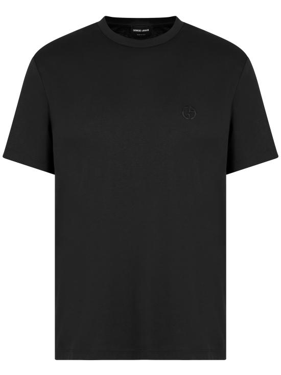 26SS 조르지오 아르마니 반팔 티셔츠 3HSM72SJTKZUC001 BLACK
