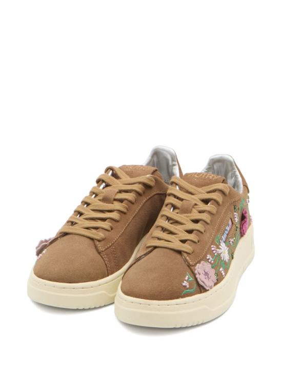 25FW 오트리 달라스 로우 고트스킨 스니커즈 ADLWEY01SUEDEEMBROCIGARPINK BROWN - AUTRY