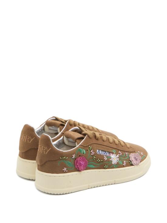 25FW 오트리 달라스 로우 고트스킨 스니커즈 ADLWEY01SUEDEEMBROCIGARPINK BROWN - AUTRY