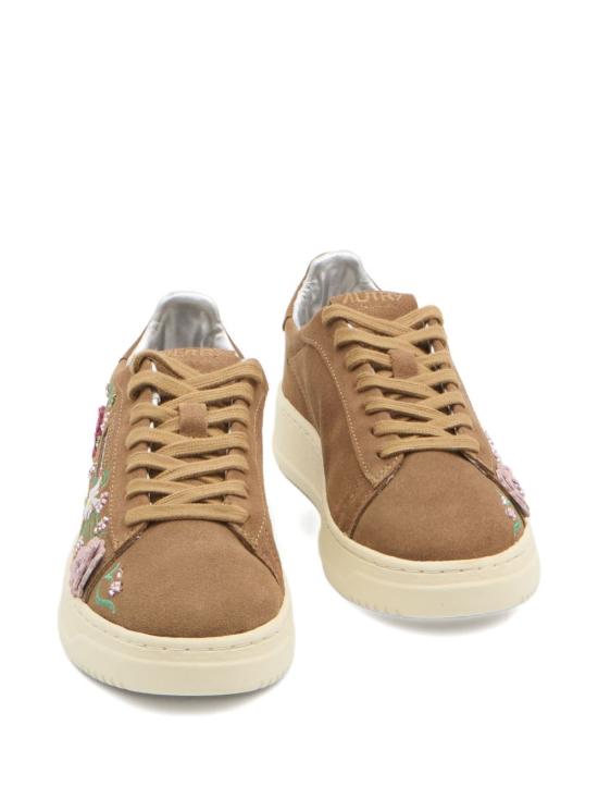 25FW 오트리 달라스 로우 고트스킨 스니커즈 ADLWEY01SUEDEEMBROCIGARPINK BROWN - AUTRY