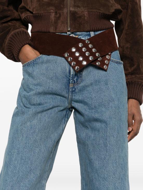 26SS 디 아티코 스트레이트 팬츠 260WCP00294DDD116AA024 BLUE - THE ATTICO