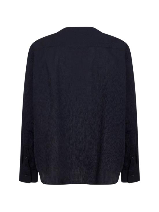 26SS 조르지오 아르마니 긴팔 셔츠 GM003497TE11186UB115 BLACK - GIORGIO ARMANI