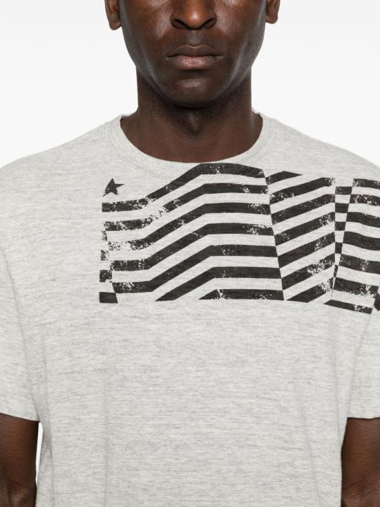 26SS 골든구스 반팔 티셔츠 GUP01220P00252360255 GREY - GOLDEN GOOSE