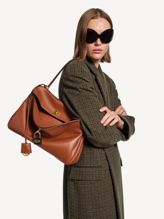 26SS 발렌시아가 로데오 미디움 핸드백 7897722AA4V2237 LIGHT BROWN - BALENCIAGA