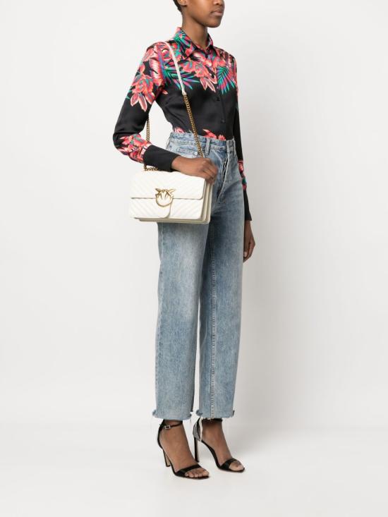 26SS 핑코 토트백 100941A0GKZ14Q WHITE - PINKO